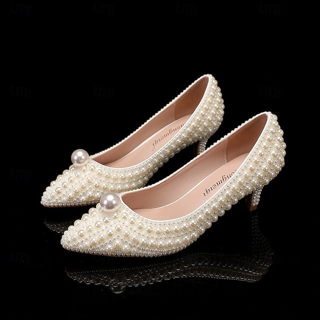 Wedding Shoes Party White Women's