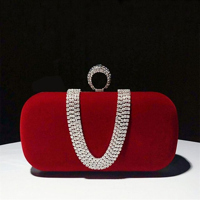 Velvet Wristlet Women's Evening Bags Bag Clutch