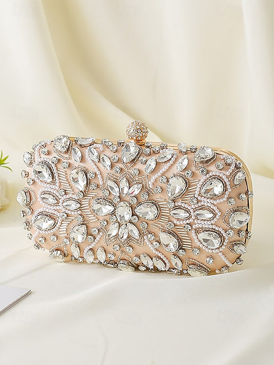 Crystal-Embellished Bag Clutch Women's