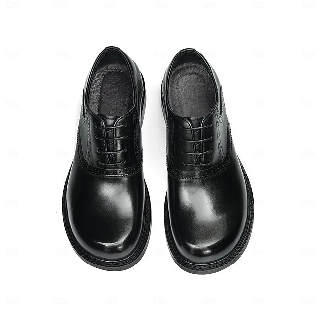 First Leather Layer Genuine Men's Oxford Shoes