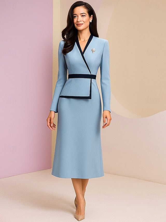 Sheath Column Ankle Length Party Dress Cocktail Dress Wedding