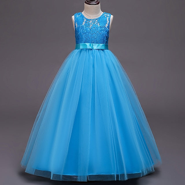 Evening Dress Flower Girls' Girl Gown Party