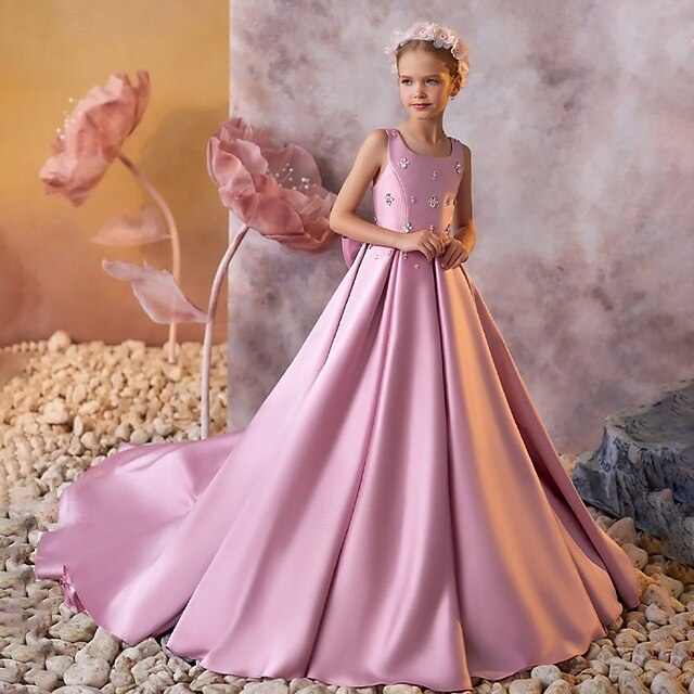 Party Girl Communion Girls' First Dress Kids Flower