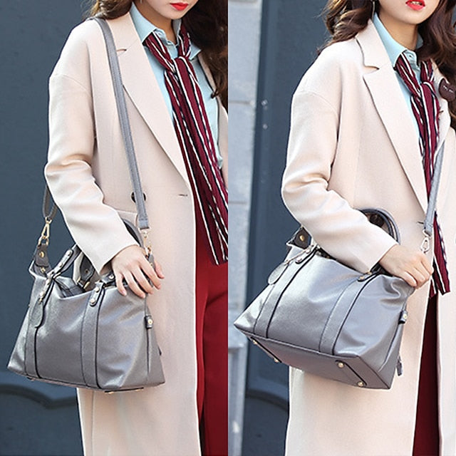 Bag Shoulder Handbag Crossbody PU Women's Boston