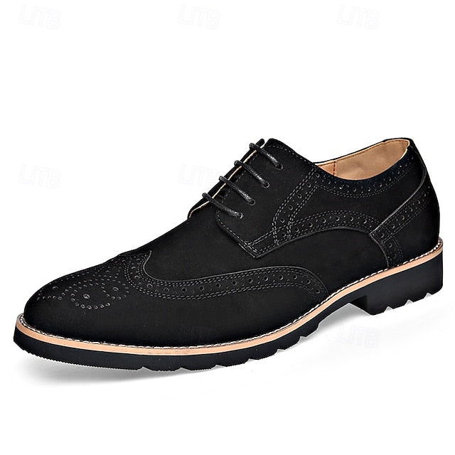 Brogue Men's Vintage Brown – Shoes Derby Lace-Up