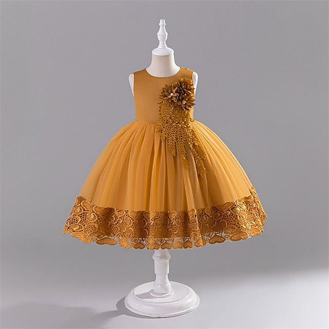 Girl Kid's Princess Dress Girls' Flower