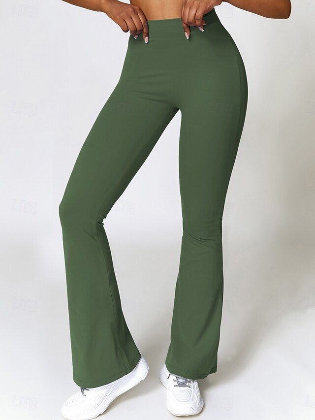 Women's Bell Bottom Chinos Vacation Streetwear Casual Full