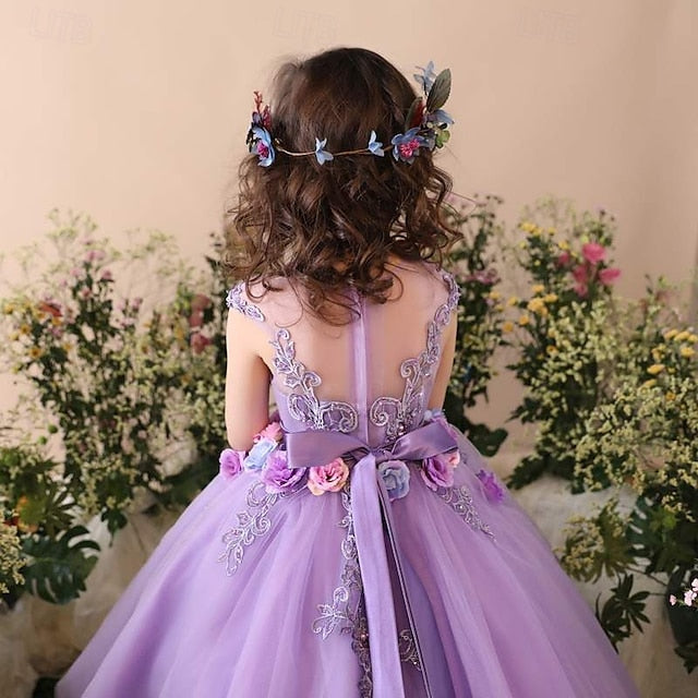 Dress Princess Flower Girls' Girl Kid's
