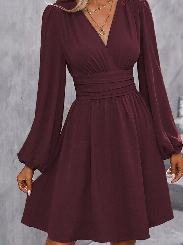 Women's Mini Dress Casual Dress Ruched Dress Modern Daily