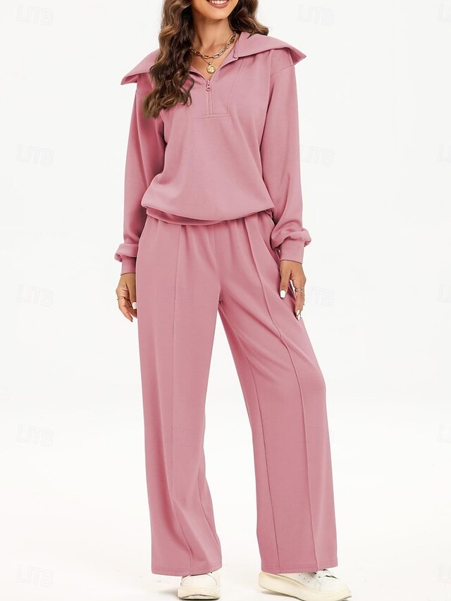Women's Pants Sets Bolero Top Long Sleeve Shirt Collar