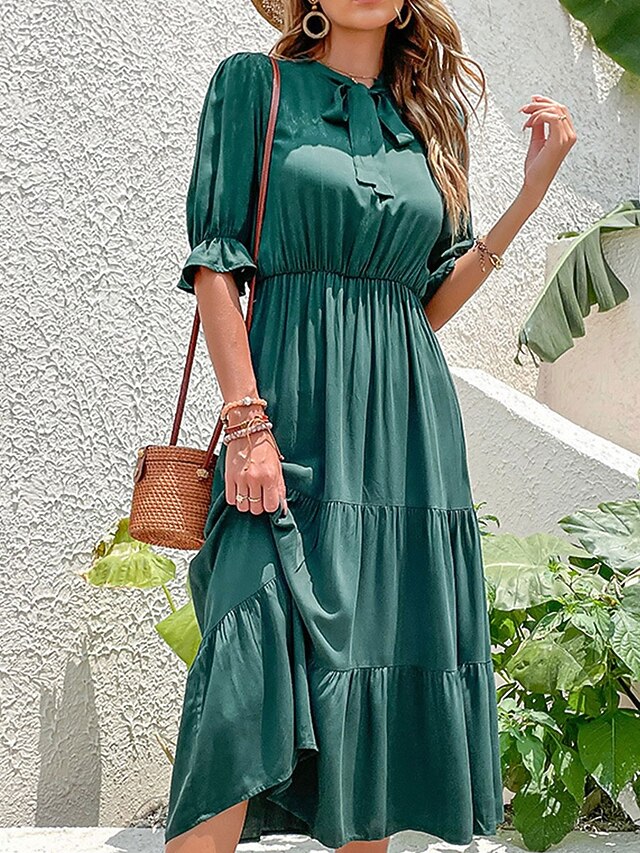 Women's Long Dress Maxi Dress Maxi Dress A Line Dress Basic