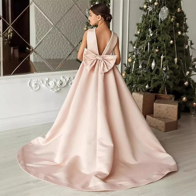 Flower Girls' Party Communion Girl Dress First