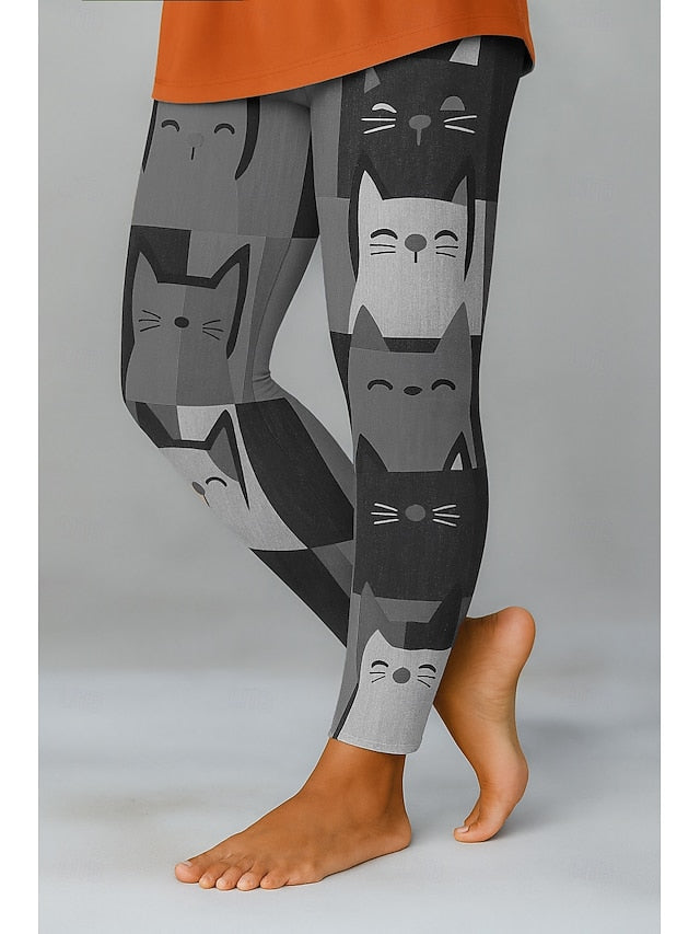Women's Leggings Vacation Vintage Ethnic Style Full Length