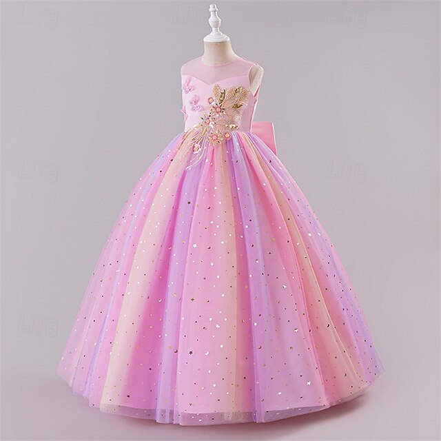 Girls' Princess Kid's Dress Girl Flower