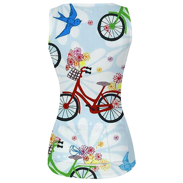 Women's Cycling Vest Cycling Jersey Graphic Floral