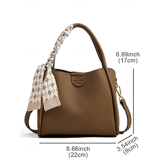 Bags PU Bucket Women's Crossbody Handbag Bag Shoulder