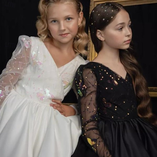 Communion Kids Girl Girls' First Flower Party Dress