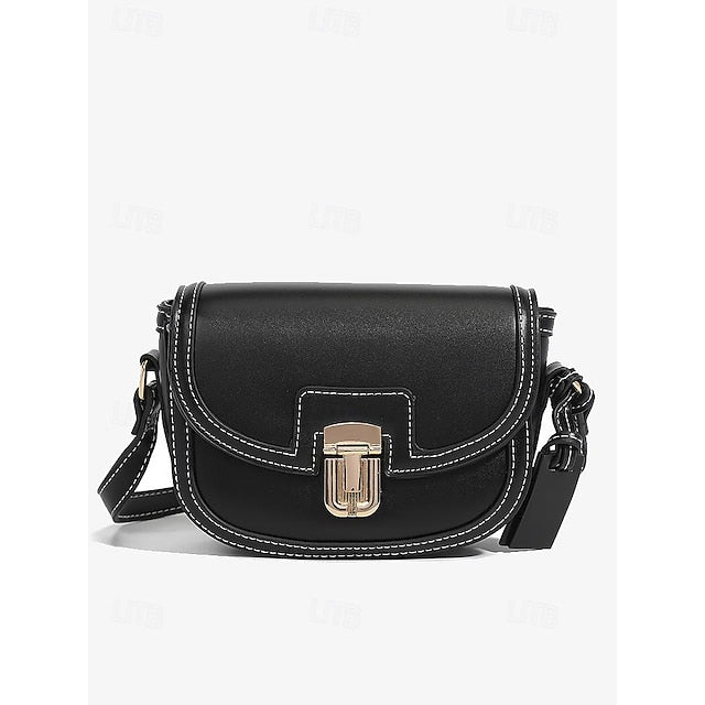 Women's Leather Bag Crossbody – Trim Vintage Small