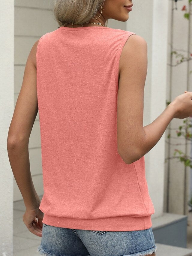 Women's T Shirt Tee Top Plain Fashion Stylish Classic