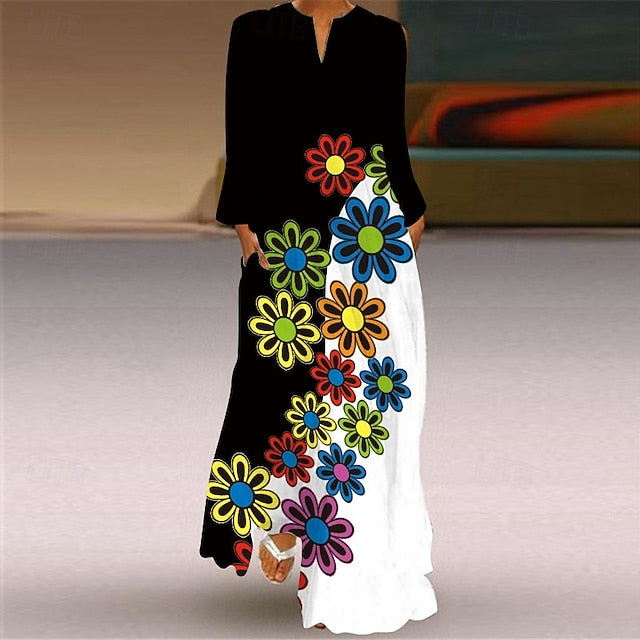 Women's Long Dress Maxi Dress Floral Dress Print Dress