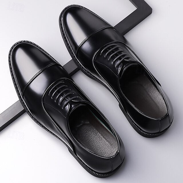 Shoes Design – Brown Classic Cap-Toe Oxford Men's