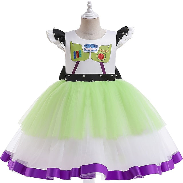 Girl Buzz Toy Cosplay Lightyear Flower Story Costume