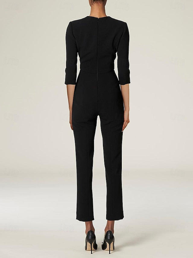 Elegant With Bride the Dress Overskirt of Simple Mother Jumpsuit