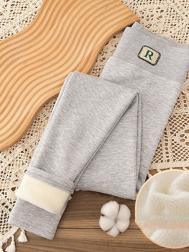 Women's Fleece Lined Leggings Fleece Pants Leggings Fashion