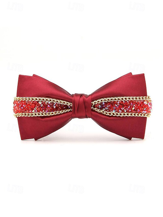 – Tie Red Bow Men's Christmas