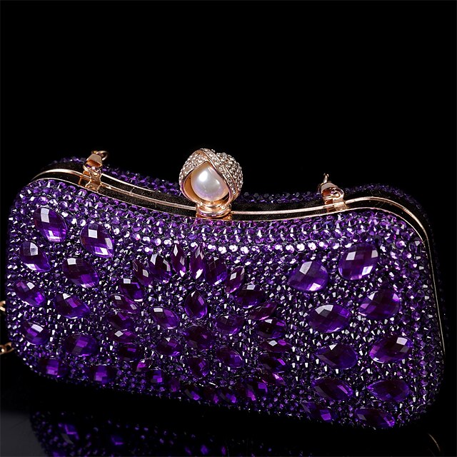 Clutch Crystal Luxury Women's – Evening Multicolor