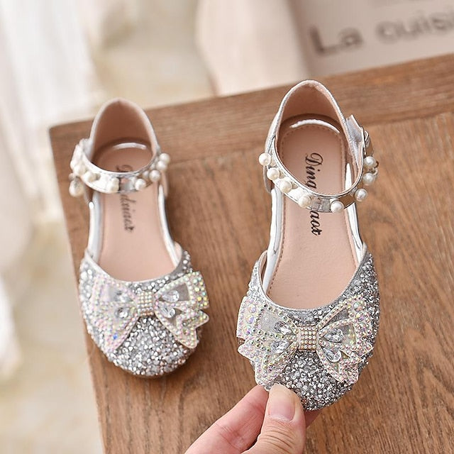 Heel Glitter Glitters Shoes Daily Heels PU Girls'