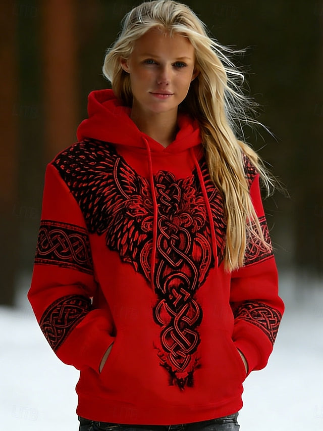 Women's Pullover Hoodie Sweatshirt Graphic Geometric