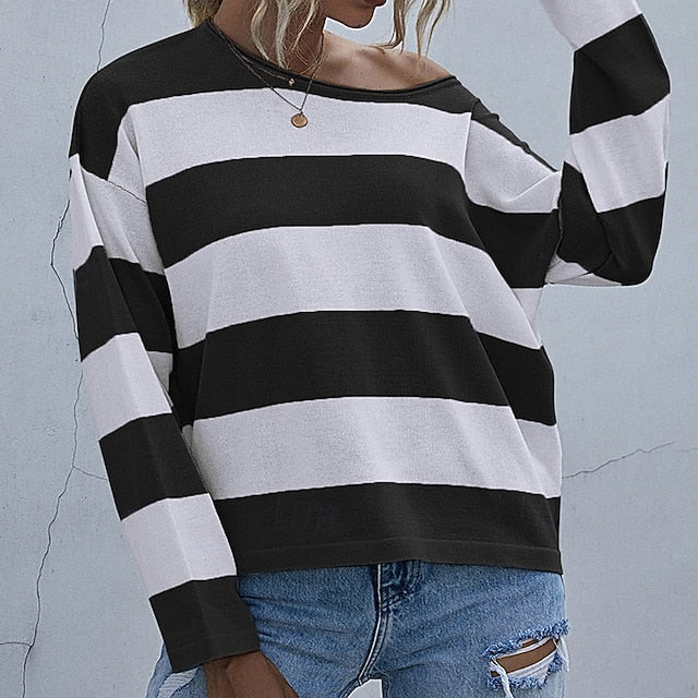 Women's Pullover Sweatshirt Pullover Sweater Long Sleeve