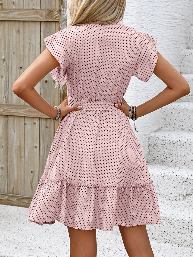 Women's Mini Dress Shirt Dress Casual Dress A Line Dress