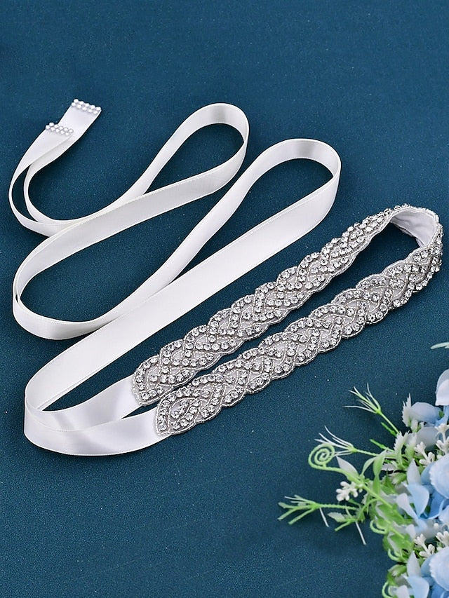 Rhinestone Wedding – Bridal Elegant Crystal Waistband