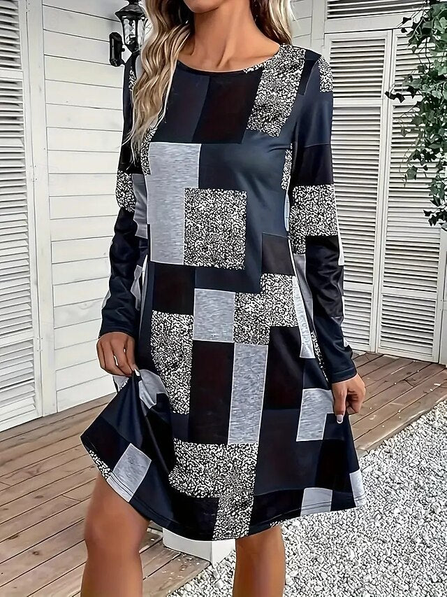 Women's Mini Dress Sheath Dress A Line Dress Fit And Flare