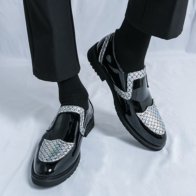 PU Breathable Loafers Men's Slip-Ons Leather