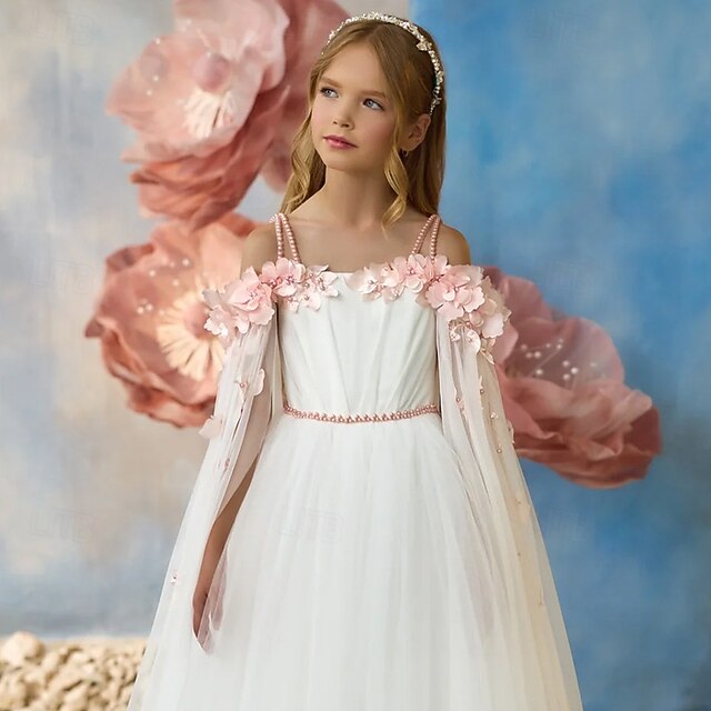 Dress Flower Party Communion Girl First Girls'