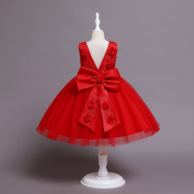 Girls' Party Wedding Dress Girl Flower