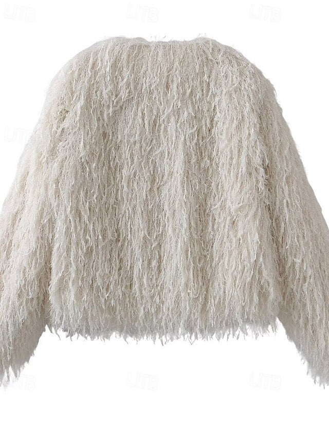 Faux Comfortable Fur Coat Furs Women's Leathers