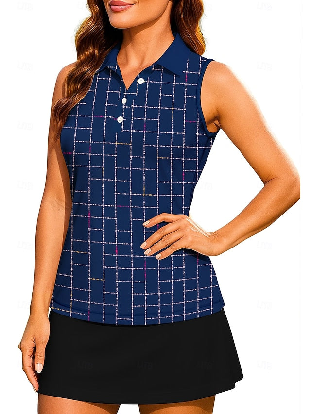 Women's Geometric Color Block Plaid Checkered Plaid / Check