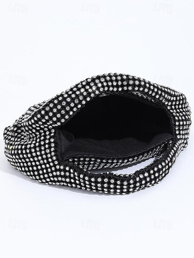 Handbag Sparkling – Women's Evening Silver Rhinestone