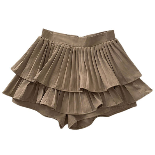 Ruffle Mini Short Skirt