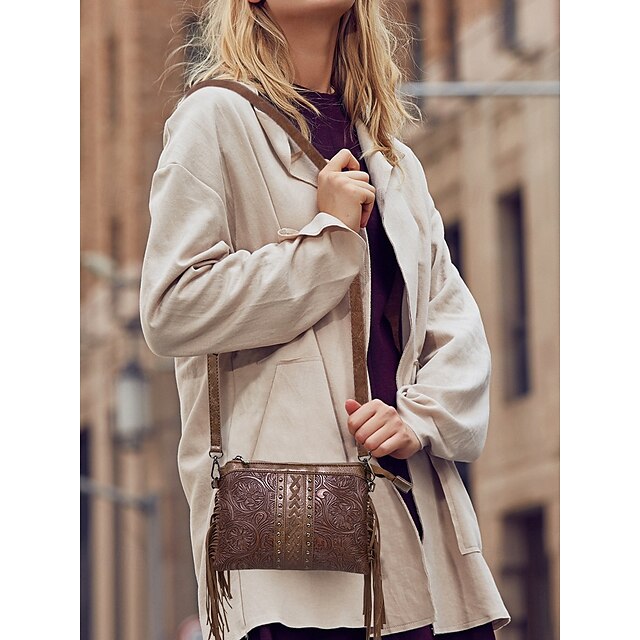 Shoulder Women's Leather Crossbody Bag Wristlet PU Bags