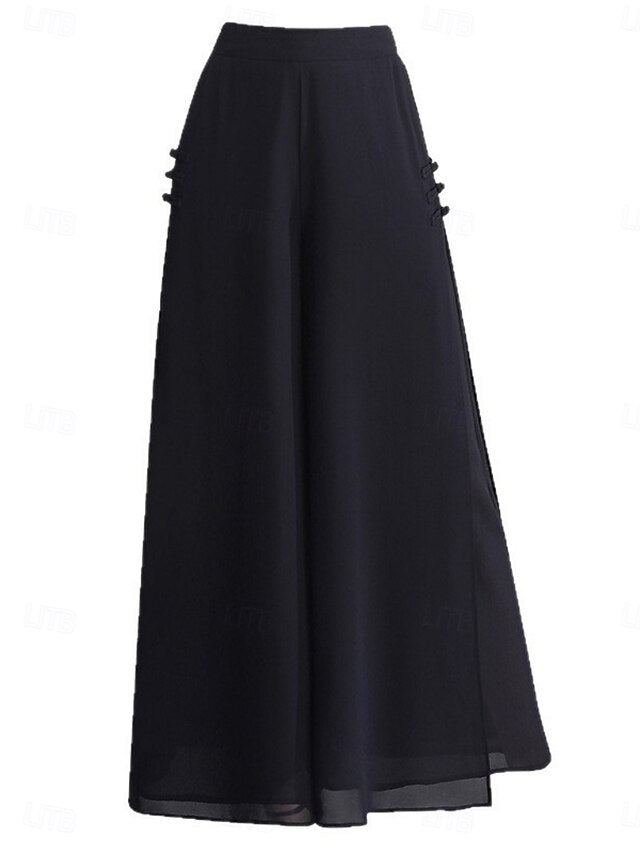 Women's Culottes Wide Leg Chinos Fashion Streetwear Casual