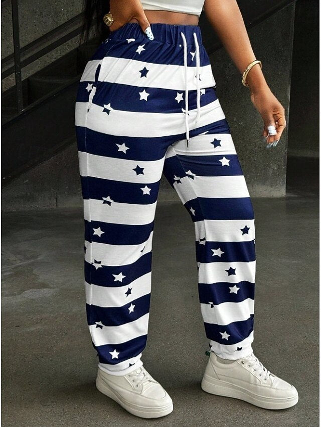 Women's Viking Skinny Joggers Vacation Vintage Fashion Full