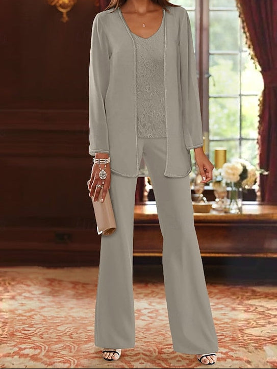 Formal Bride the Pantsuit Wedding Piece of Beach 3 Mother