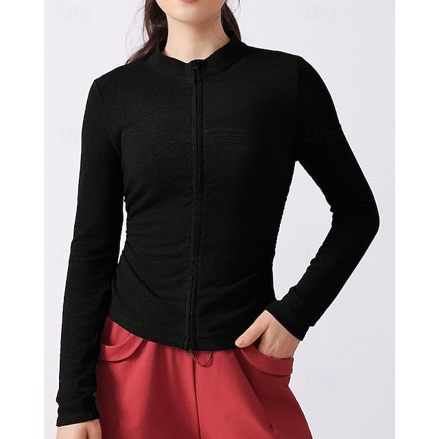 Women's Solid Colored Tennis Shirt Sport Top Stylish Golf