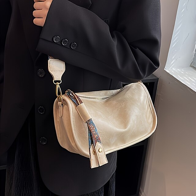 PU Women's Leather Handbag Strap Bohemian Vintage – with