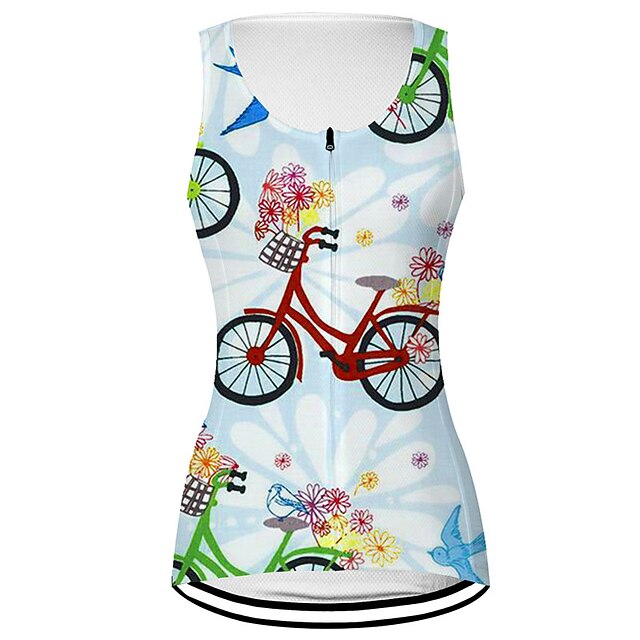 Women's Cycling Vest Cycling Jersey Graphic Floral